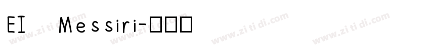 EI Messiri字体转换